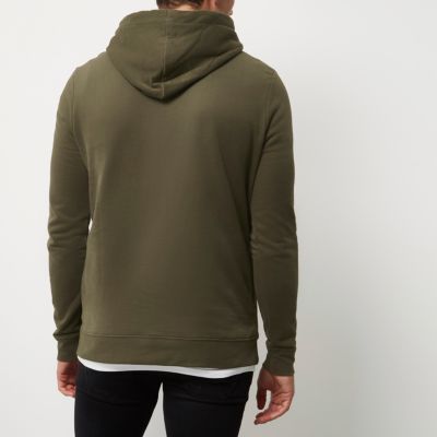 Dark green soft hoodie